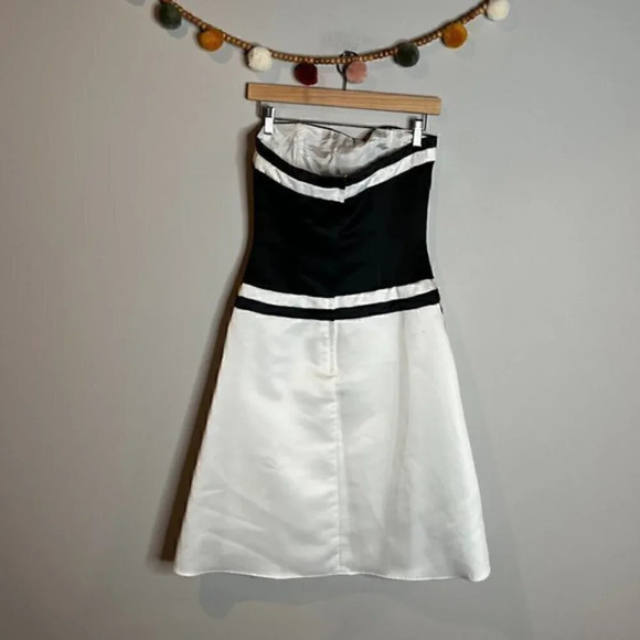 Scott McClintock Y2K strapless color block formal dress - Picture 5 of 9